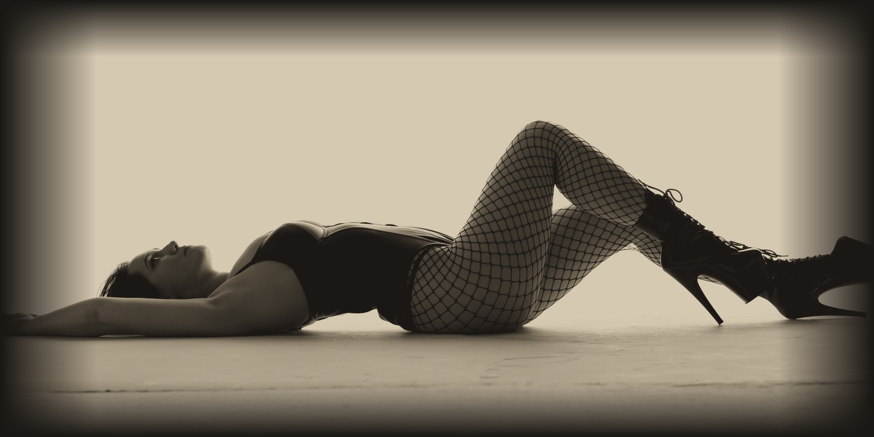 Mistress Katya Green reclining, Sydney dominatrix